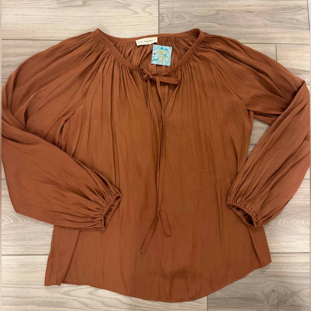 NWT By Together Terracotta Blouse